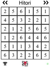 Hitori  (Sudoku like Japanese Puzzle game) Image