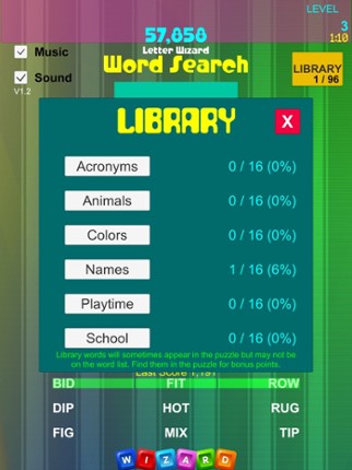 Letter Wizard Search Jr screenshot