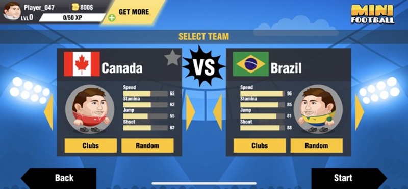 Mini Football Head Soccer screenshot