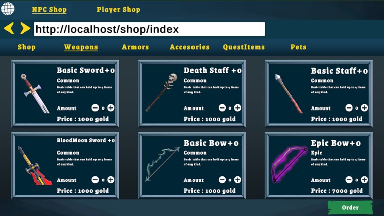 MMORPG NPC Simulator screenshot