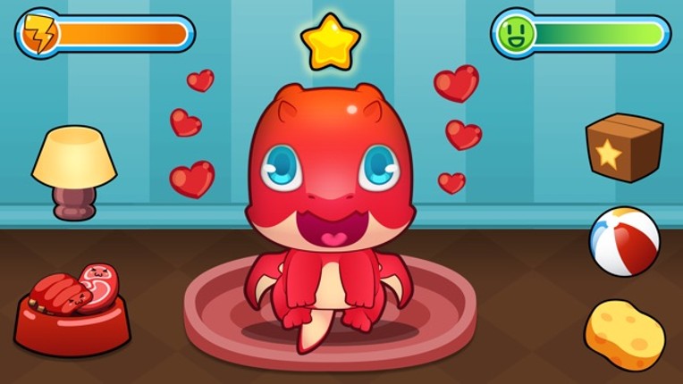 My Virtual Dragon - Pocket Pet Monster with Mini Games for Kids screenshot