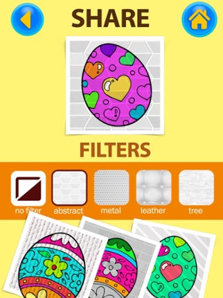 Painting Easter Eggs Coloring Book For Children HD screenshot