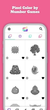 Pixel Color by Number Games screenshot