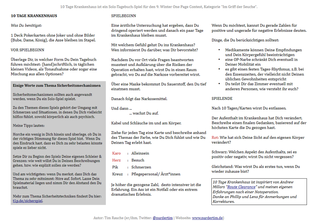 Games like 10 Tage Krankenhaus