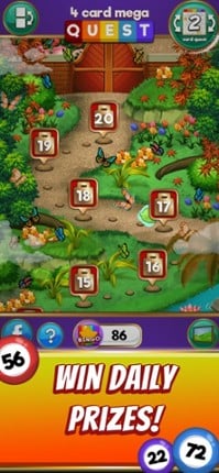 Bingo game Quest Summer Garden Image