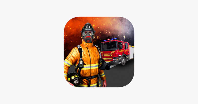 Fire Truck Rescue Simulator 3D Game Cover