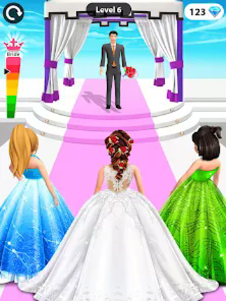 Bride Race: Makeup, Dress up Image