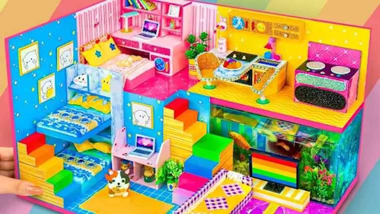 Girl Doll House Design Games screenshot