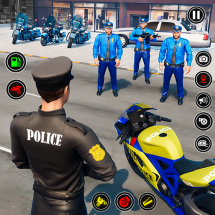 Police bike Stunt Bike Racing Image