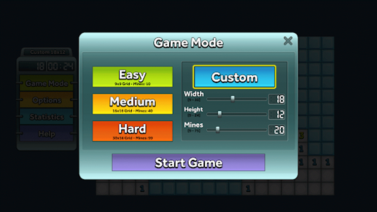 Simple Minesweeper screenshot