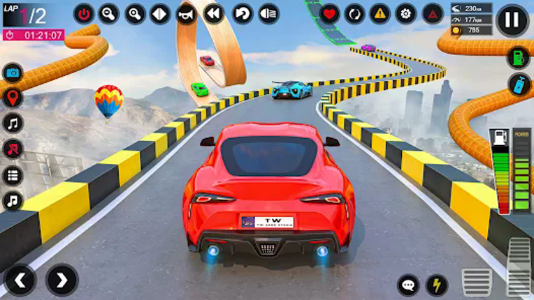 Crazy Car Stunts GT Ramp Games Image