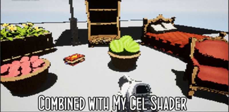 Retro Game/Pixelization Shader for Unreal Engine 4 screenshot