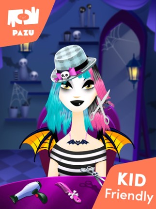 Girls Hair Salon Monsters Image
