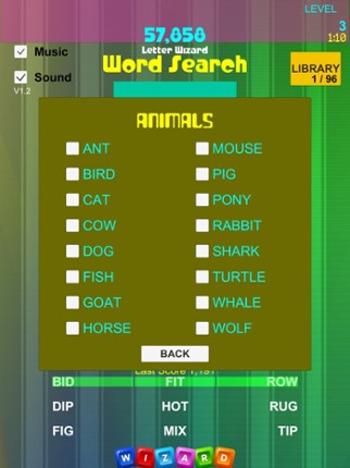 Letter Wizard Search Jr screenshot