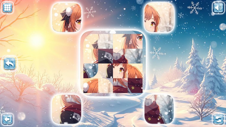 Lovely Anime Puzzle: Winter screenshot