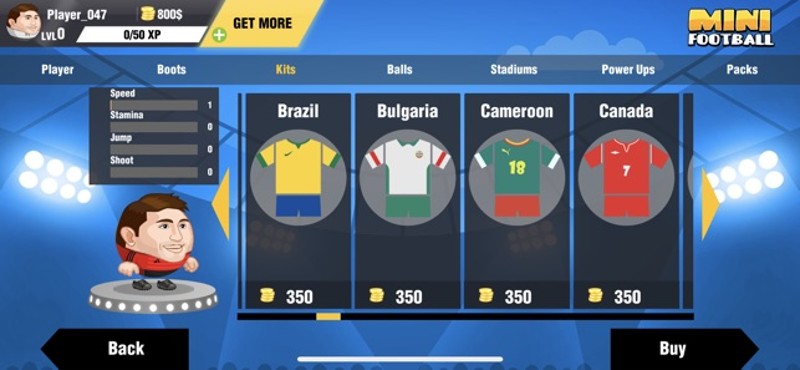 Mini Football Head Soccer screenshot