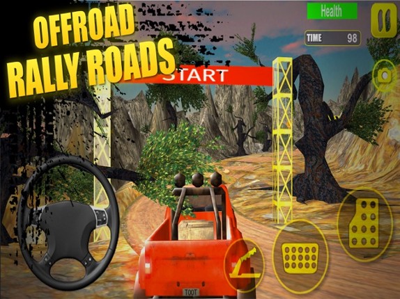 Mountain Drive Pickup Driving Sim 3D screenshot