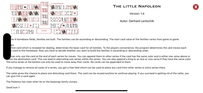 Napoleon Patience screenshot