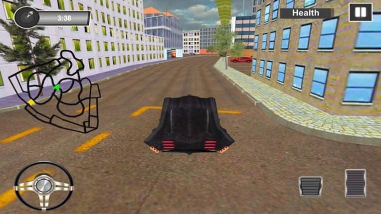 Real Bat Car Driving Simulator – Fast Race on Road screenshot