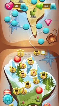 Treasure Hunt - Jewels Match screenshot