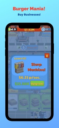 Burger Mania! - Idle Tycoon screenshot