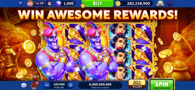 Cash Billionaire casino games screenshot