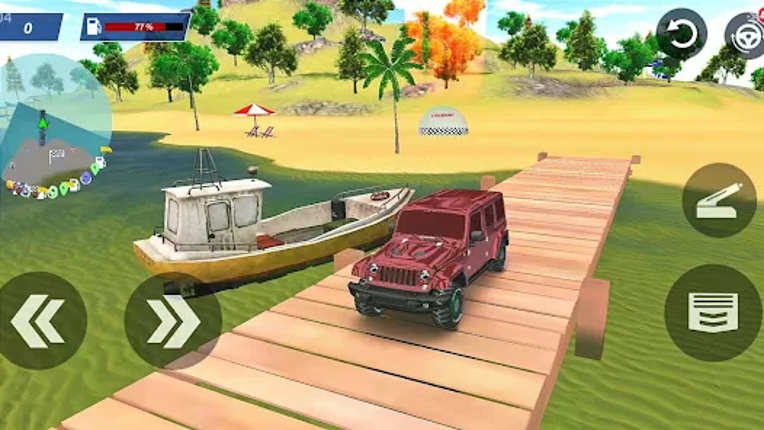 Offroad Jeep Driving 3D Image