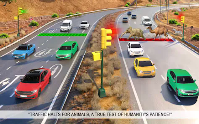 Highway Traffic Control Game screenshot