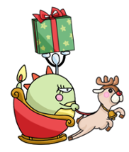 Chizilla and Little Spoon: Santa's Cruise Image