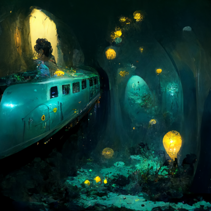 Train Through Atlantis Final Image