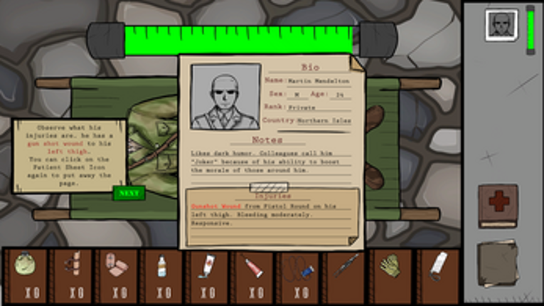 Triage screenshot
