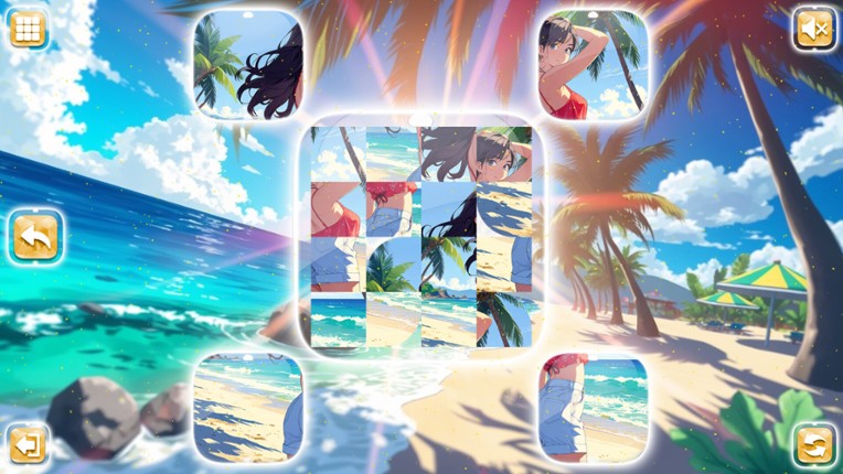 Lovely Anime Puzzle: Summer screenshot