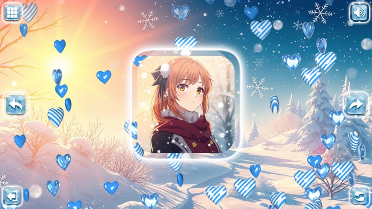Lovely Anime Puzzle: Winter Image