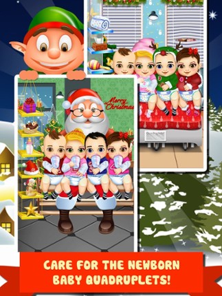 Mommy's Christmas Baby Salon Doctor - my hair spa santa makeover for kids! screenshot