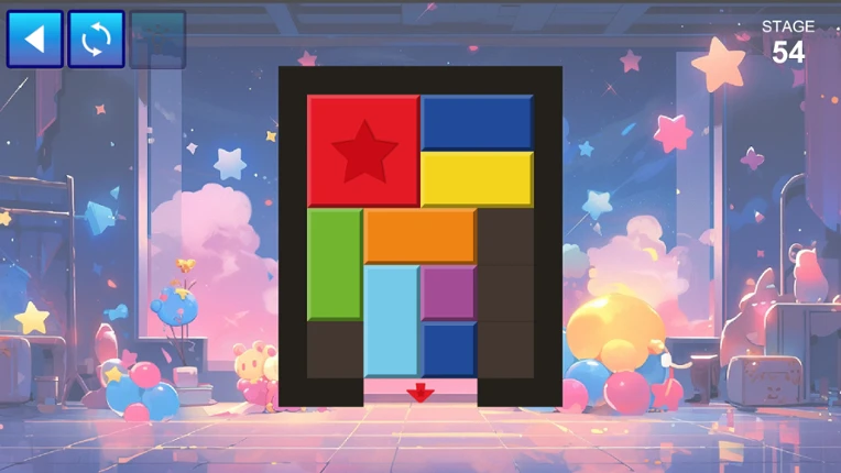 SLIDE BLOCKS ～ブロックをゴールに運ぼう！～ Image