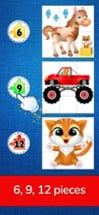 123 Kids Fun Puzzle Blue Games Image