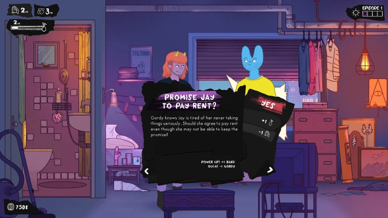 Dead Pets: A Punk Rock Slice of Life Sim screenshot