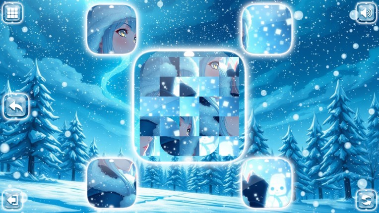 Lovely Anime Puzzle: Winter Image
