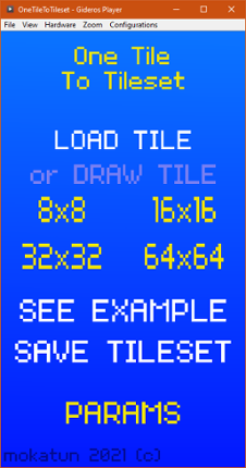 One Tile To Tileset Image