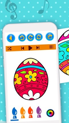Painting Easter Eggs Coloring Book For Children HD screenshot