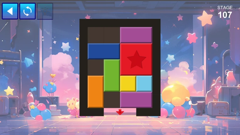SLIDE BLOCKS ～ブロックをゴールに運ぼう！～ screenshot