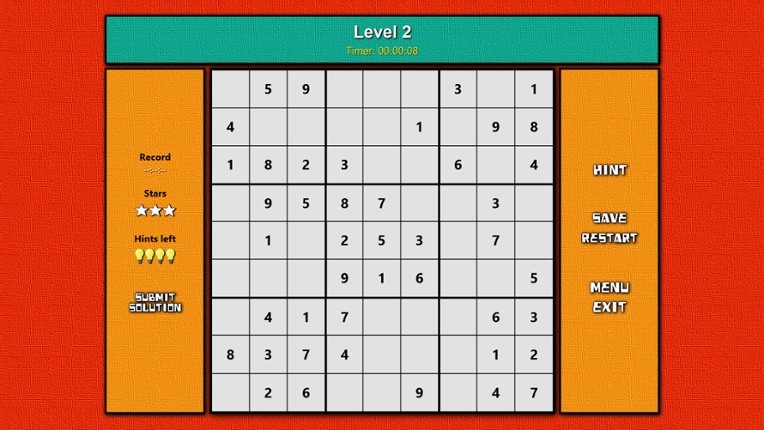 Super Turbo Sudoku screenshot