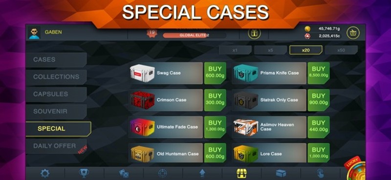 Case Chase - CSGO Simulator Image