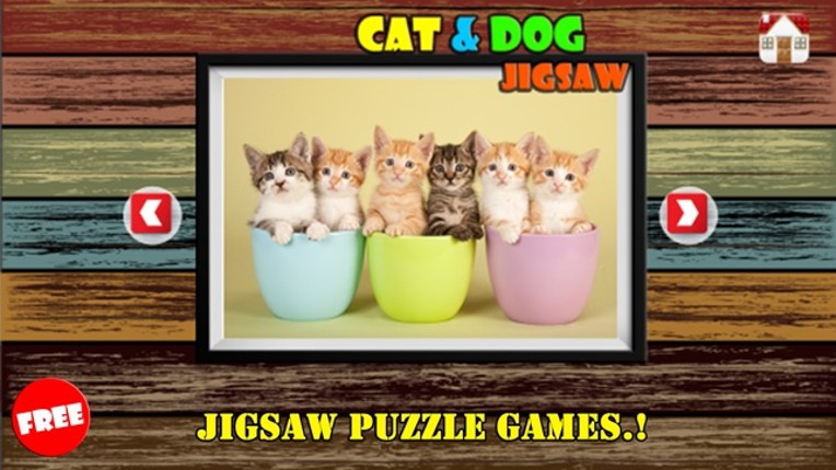 Cats And Dogs Jigsaw Puzzles Pet Games For Kids screenshot