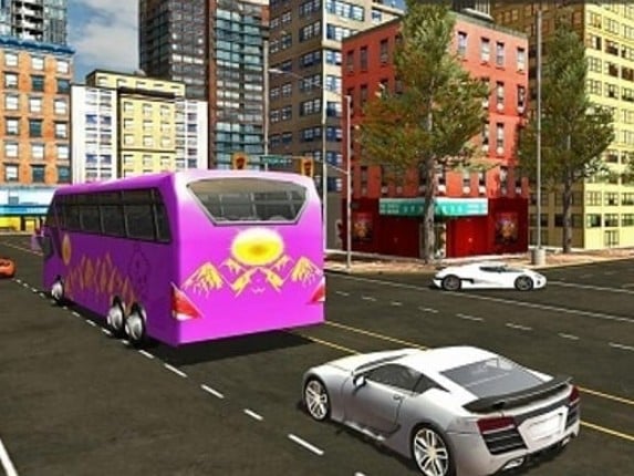 City Bus Offroad Driving Sim Game Cover