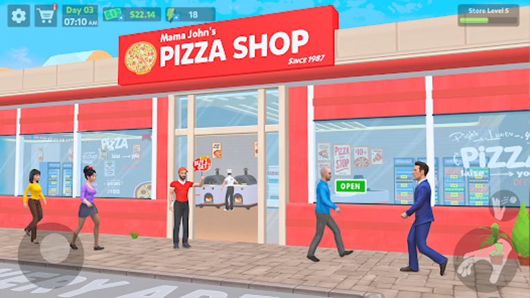 Pizza Shop Simulator 3D screenshot