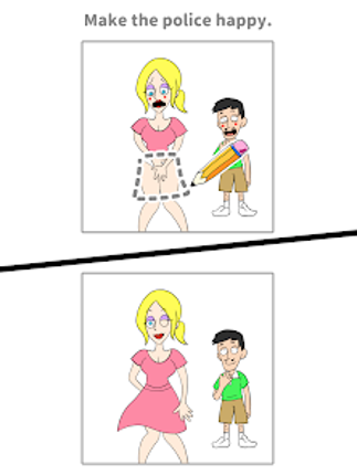 Draw Happy Police - Draw Games screenshot