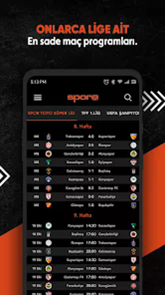 Sporx - Spor Haber, Canlı Skor screenshot