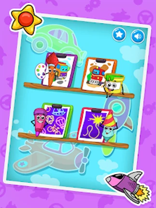 Coloring book: Transport screenshot