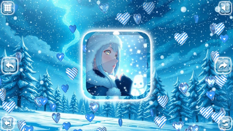 Lovely Anime Puzzle: Winter screenshot